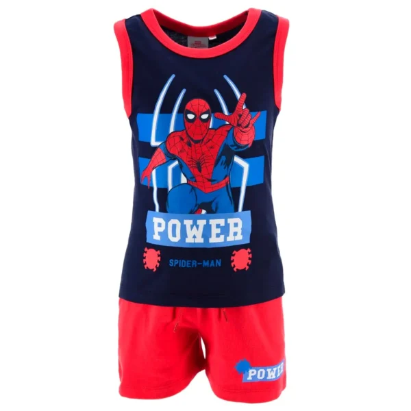 Παιδικό Καλοκαιρινό Σετ Αμάνικο Spiderman