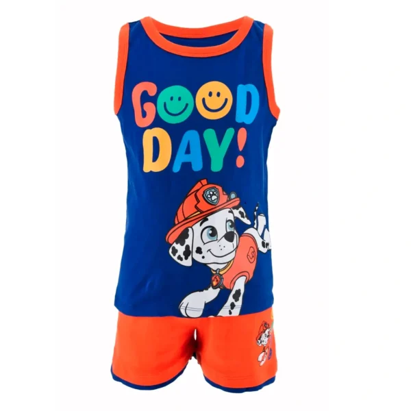 paidiko_set_kalokairino_amaniko_paw_patrol_mple_kokkino_BeHero Παιδικό Καλοκαιρινό Σετ Paw Patrol